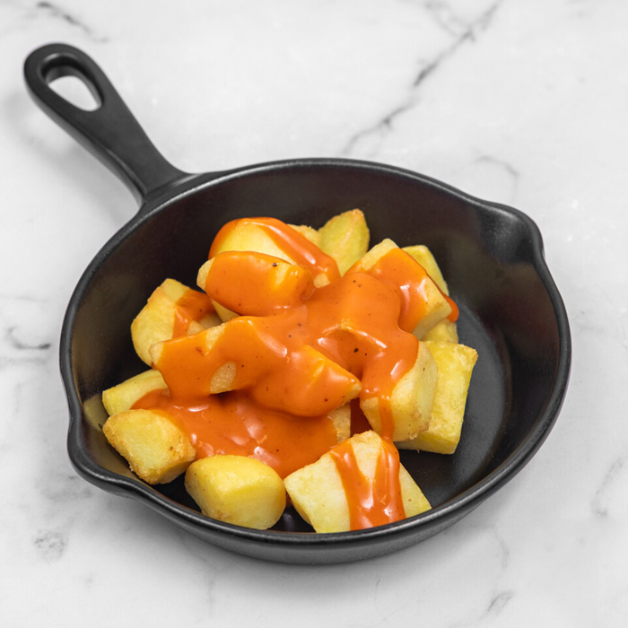 cubed potatoes