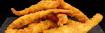 Breaded chicken strips